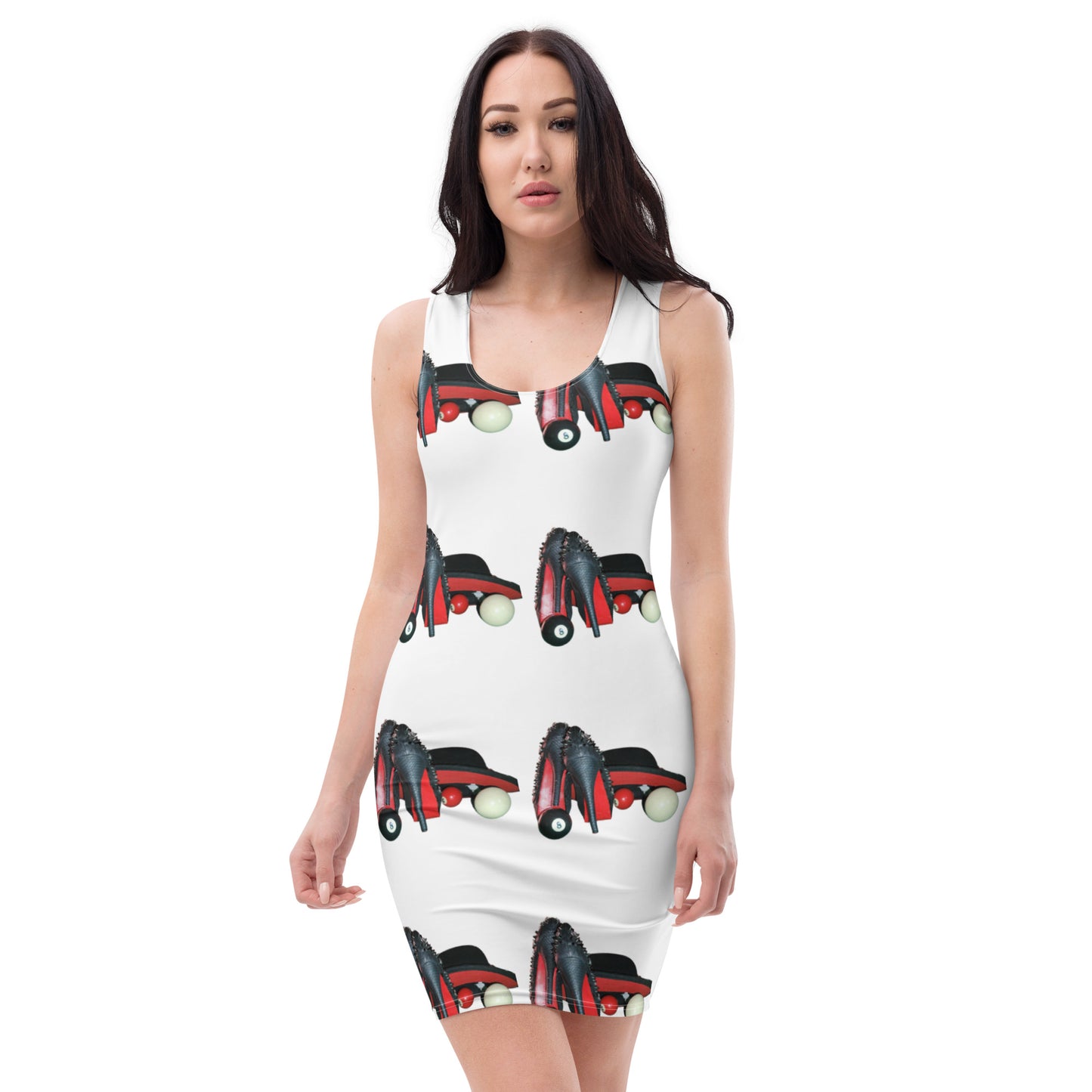 Pool & Heels White Bodycon dress