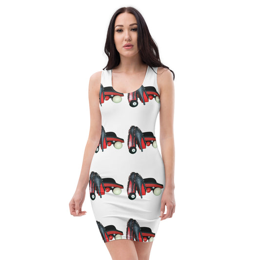 Pool & Heels White Bodycon dress